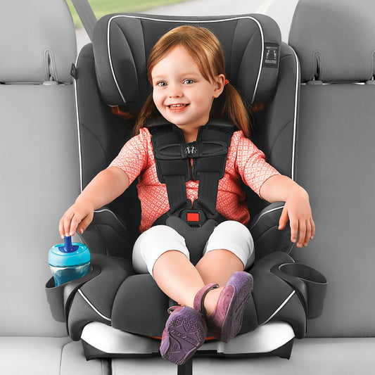 Chicco MyFit Harness And Booster Car Seat, Fathom, Grey/Blue. New