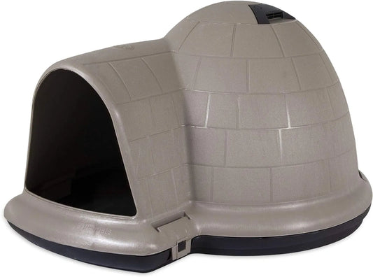 Petmate Indigo Dog House, Igloo Dog House, Made In USA With 90% Recycled Materials