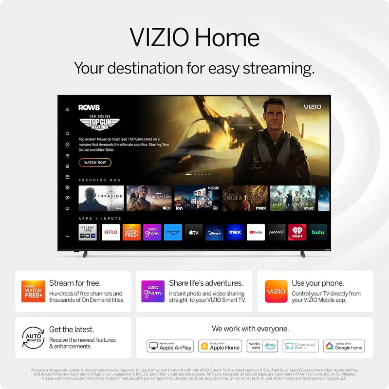 Vizio 50 In. 4K Resolution HDR Smart TV