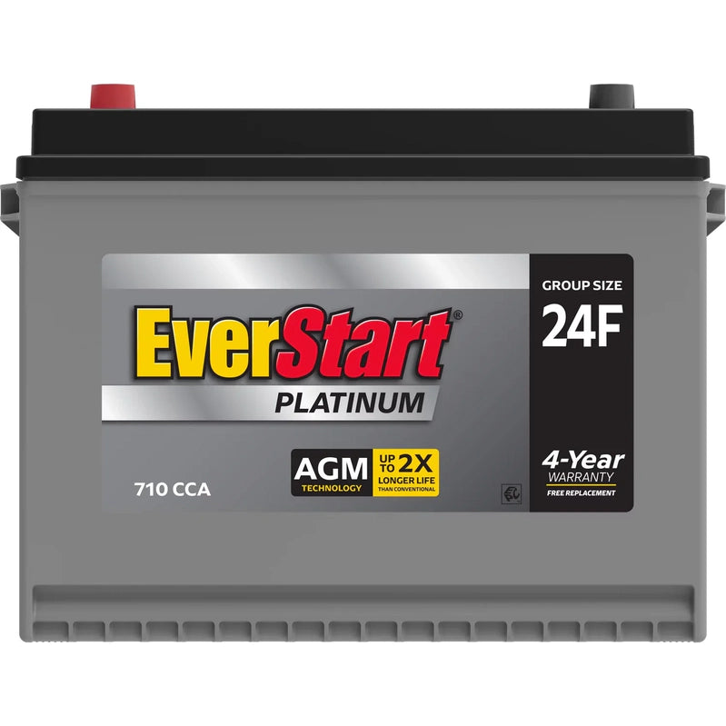 EverStart Platinum AGM Automotive Battery, Group Size 24F 12 Volt, 750 CCA, MadeInUSA