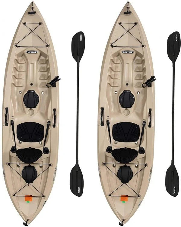 Lifetime 90806 Tamarack Angler 100 Fishing Kayak C 2-Pack, Paddles Included