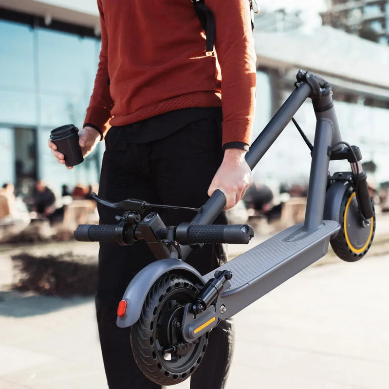 Electric Scooter 350W/500W Powerful Motor 8.5 In./10 In. Solid Tires 19/22Mph 28/21/12 Miles Range