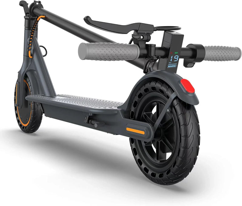 Electric Scooter, 350W/500W Powerful Motor, 8.5 In./10 In. Solid Tires, 19/22Mph, 28/21/12 Miles Range, Dual Braking