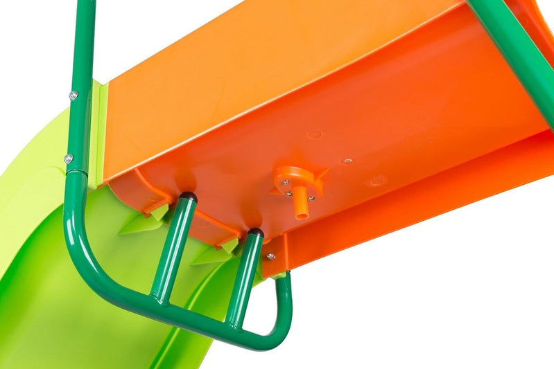 Outdoor Playground Slide, Big Backyard Freestanding Plastic Slide, 10 Ft. Outdoor Swing Set Slide For Kids Ages 4-8